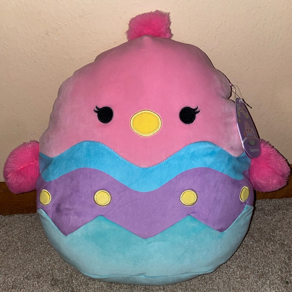 Large 14” Squishmallow Chick Easter Egg